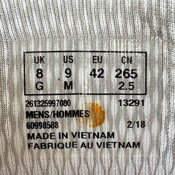 CLARKS UNSTRUCTED UN ADOBE FORM Lace Sand Textile Mens shoes size 9 - Picture 4 of 11